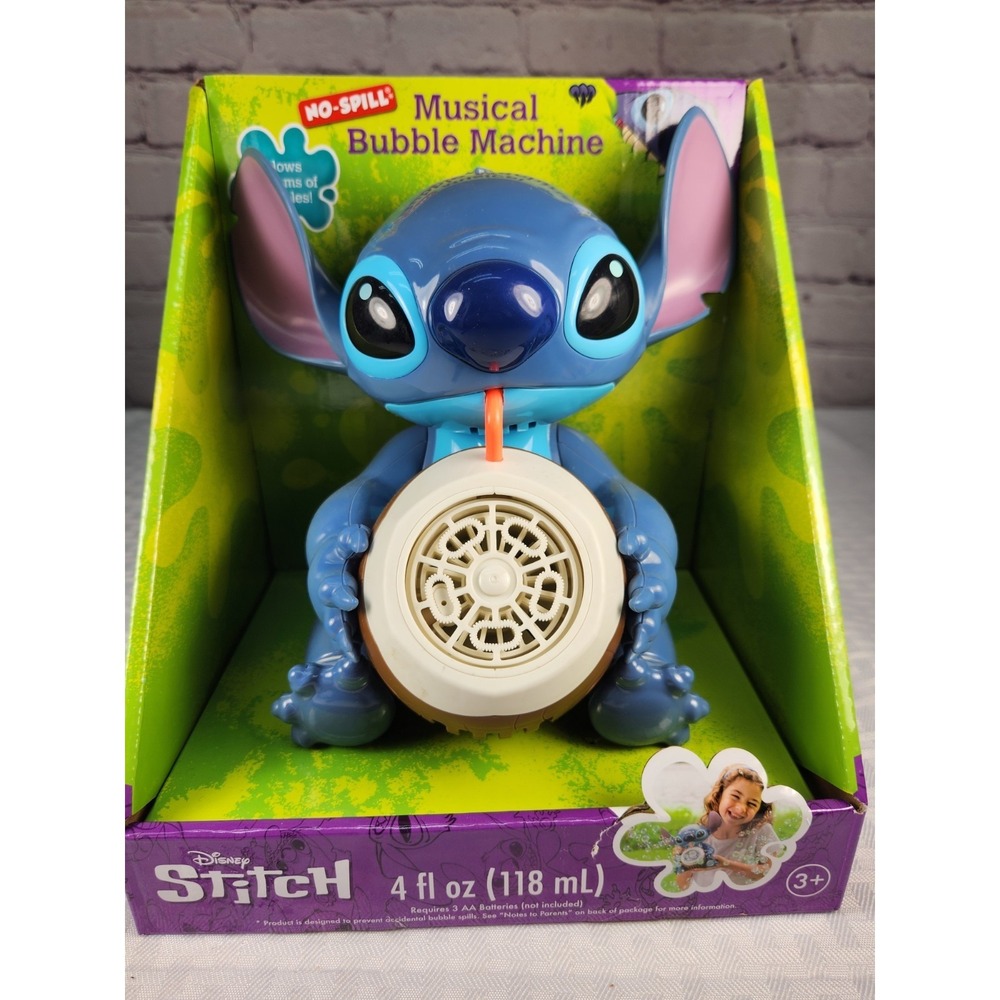 Disney Lilo‎ Stitch No-Spill Musical Bubbles Machine by Little Kids Plays Music